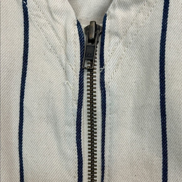 Anthropologie Navy and Cream Striped Jumpsuit - Picture 7 of 15